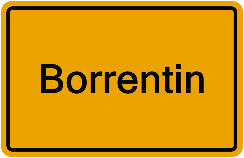 Handelsregisterauszug Borrentin