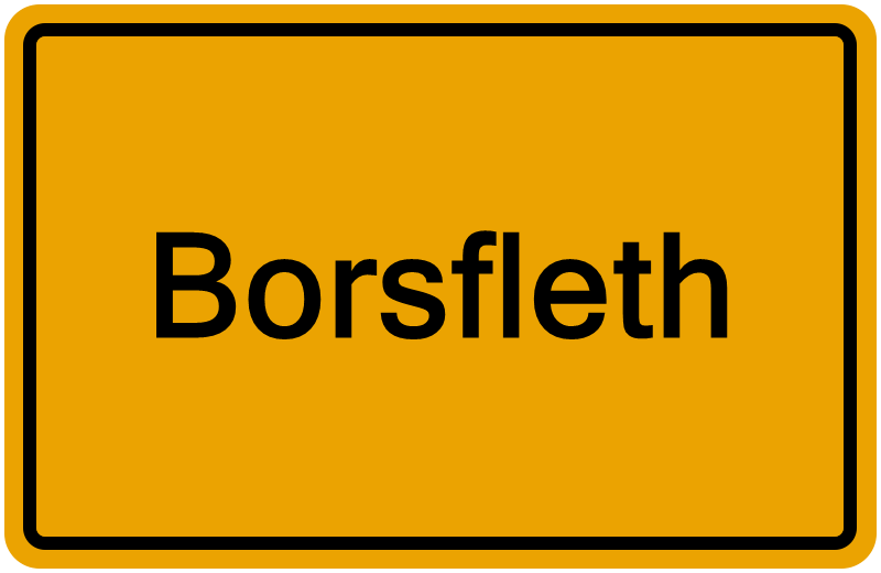 Handelsregisterauszug Borsfleth