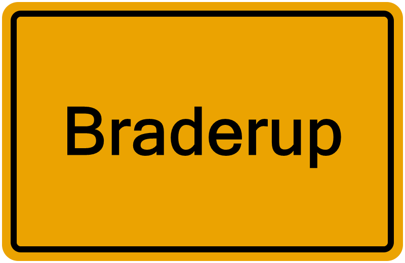 Handelsregisterauszug Braderup