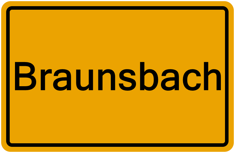 Handelsregisterauszug Braunsbach
