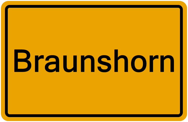 Handelsregisterauszug Braunshorn