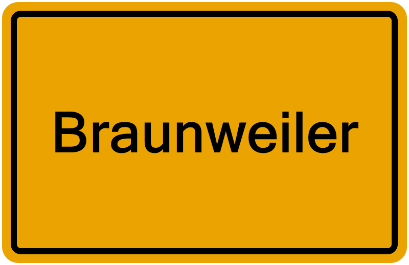 Handelsregisterauszug Braunweiler