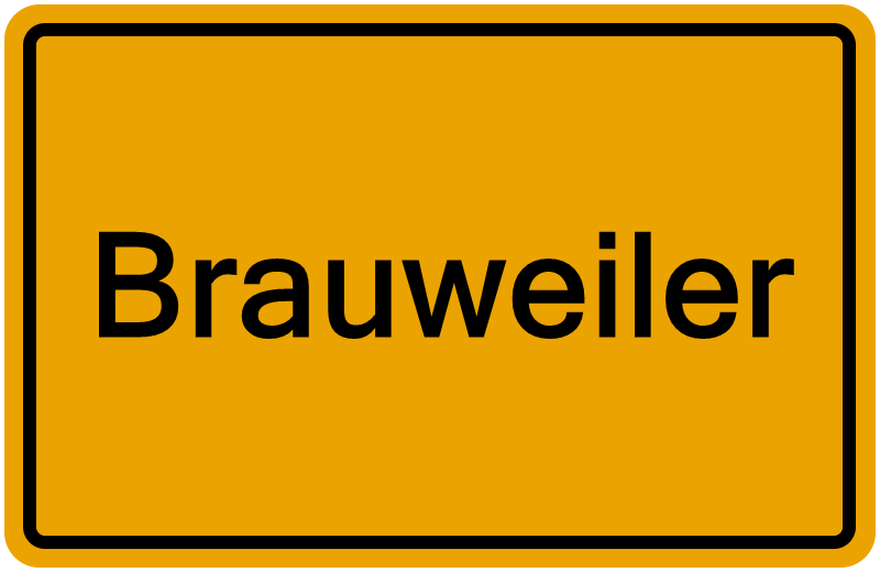 Handelsregisterauszug Brauweiler