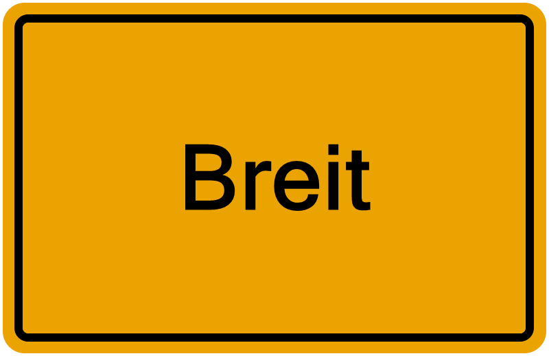 Handelsregisterauszug Breit