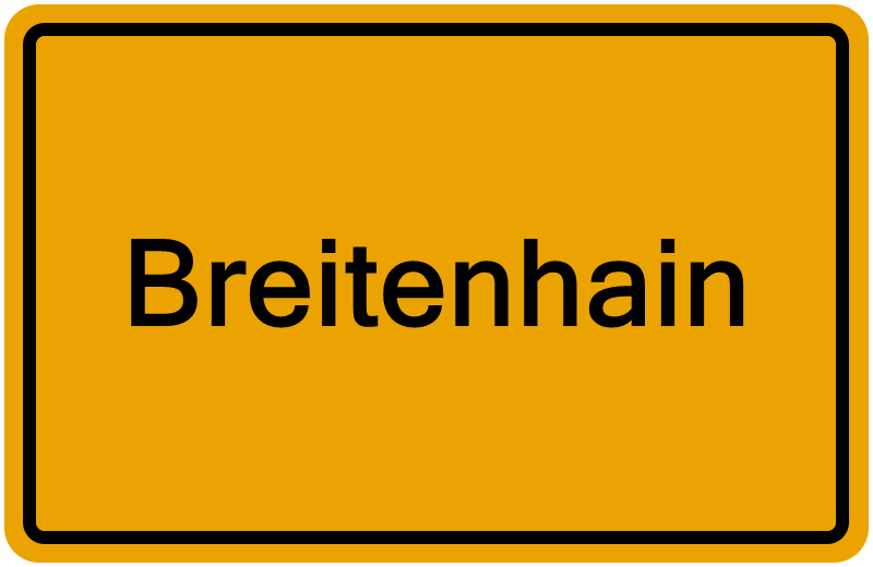 Handelsregisterauszug Breitenhain