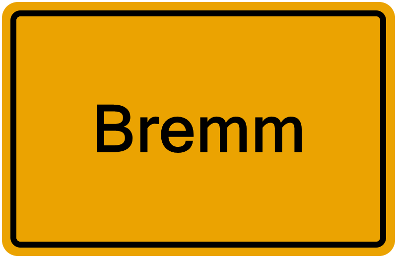 Handelsregisterauszug Bremm