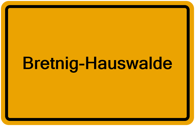 Handelsregisterauszug Bretnig-Hauswalde