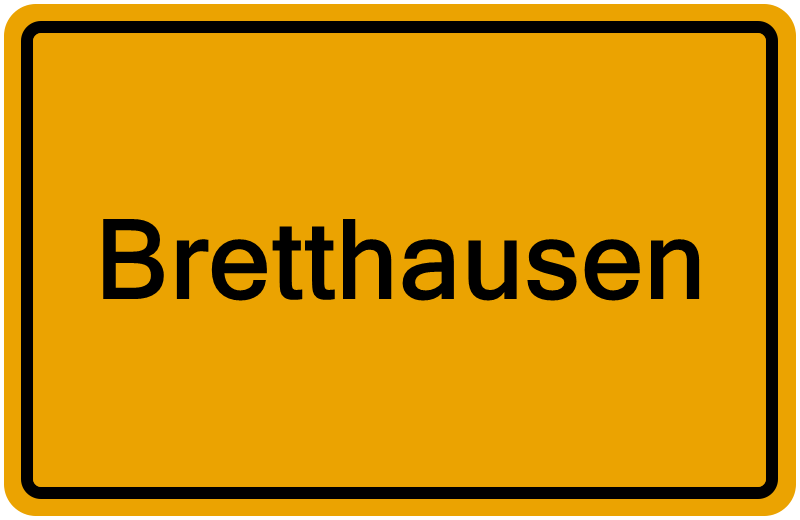 Handelsregisterauszug Bretthausen