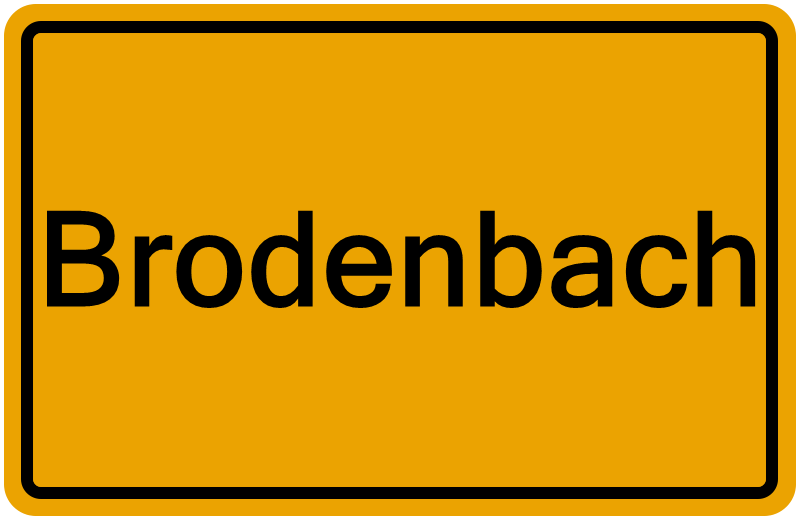 Handelsregisterauszug Brodenbach