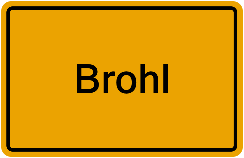 Handelsregisterauszug Brohl