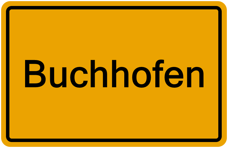 Handelsregisterauszug Buchhofen
