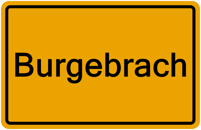 Handelsregisterauszug Burgebrach