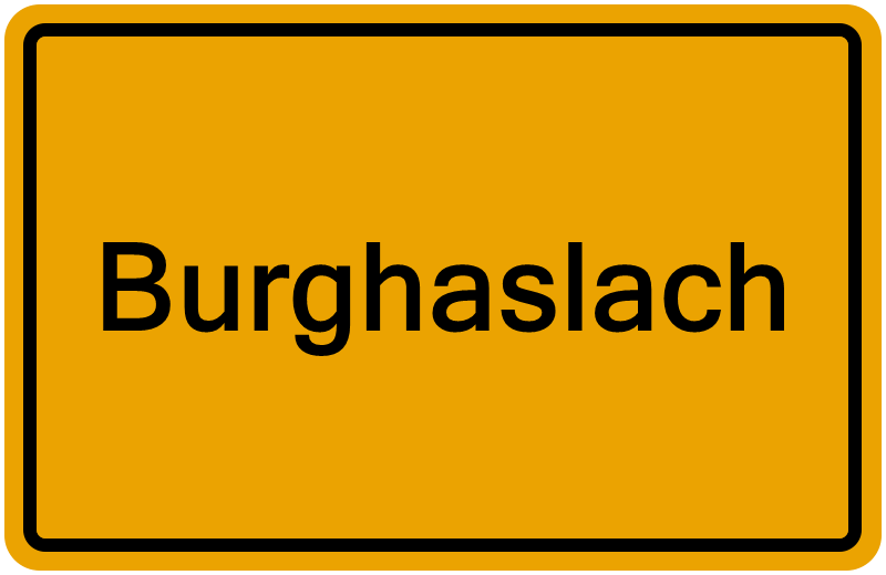 Handelsregisterauszug Burghaslach