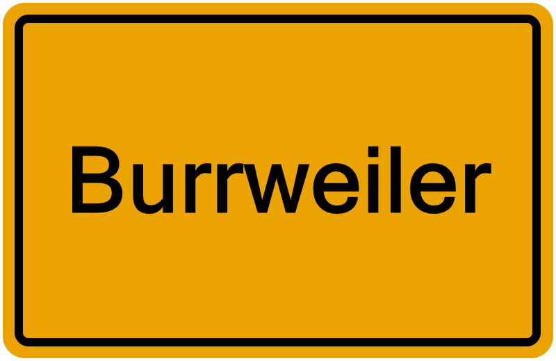 Handelsregisterauszug Burrweiler