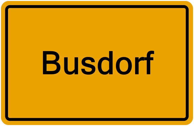 Handelsregisterauszug Busdorf