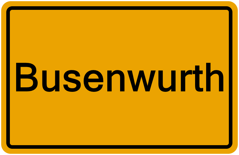 Handelsregisterauszug Busenwurth