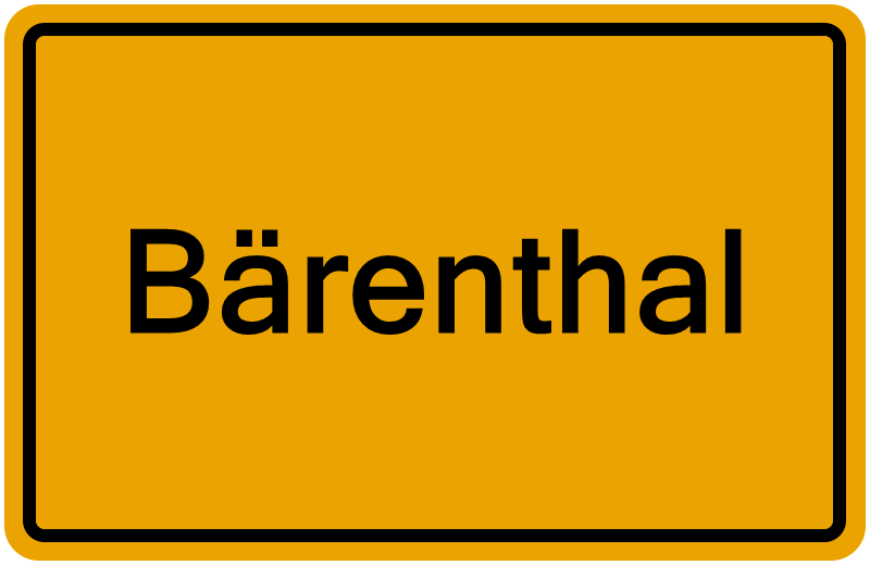 Handelsregisterauszug Bärenthal