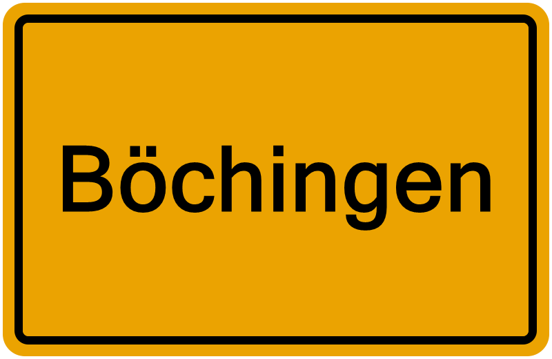 Handelsregisterauszug Böchingen
