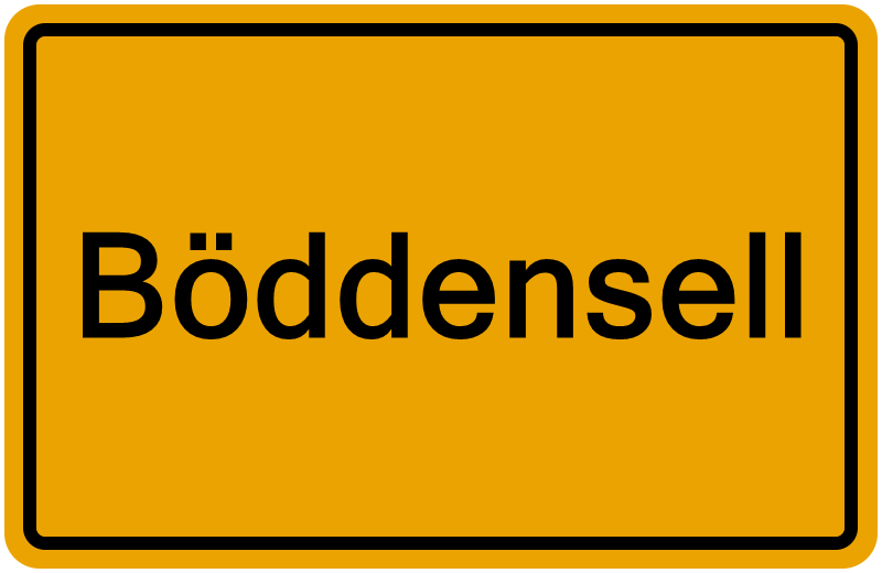 Handelsregisterauszug Böddensell