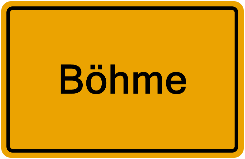 Handelsregisterauszug Böhme