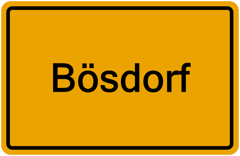 Handelsregisterauszug Bösdorf