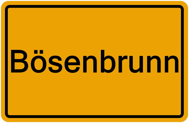 Handelsregisterauszug Bösenbrunn