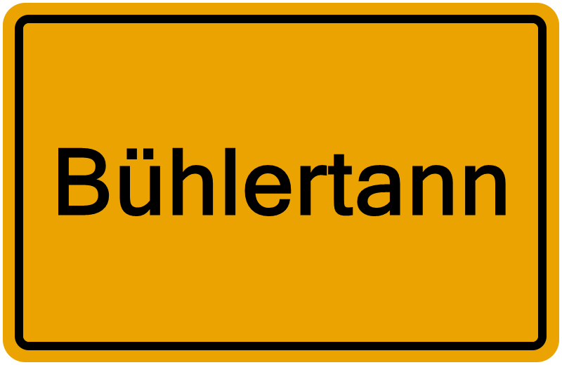 Handelsregisterauszug Bühlertann
