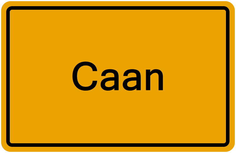 Handelsregisterauszug Caan