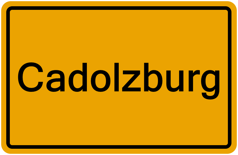 Handelsregisterauszug Cadolzburg