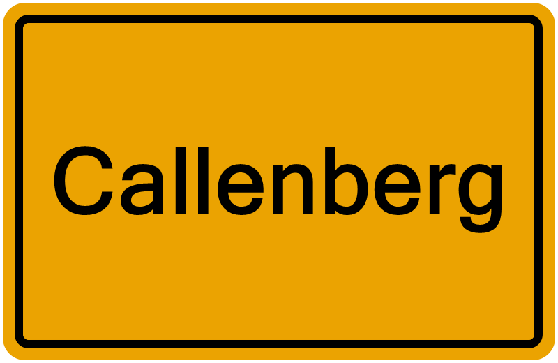 Handelsregisterauszug Callenberg
