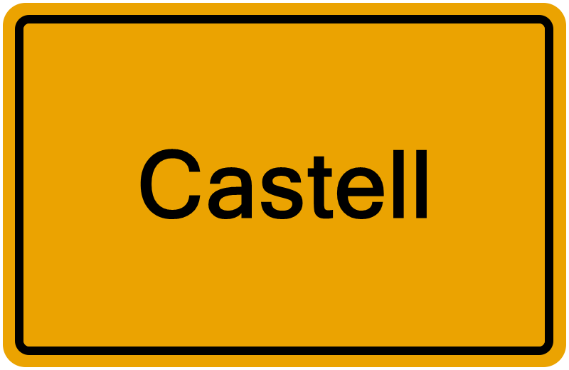 Handelsregisterauszug Castell