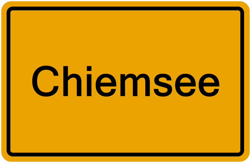 Handelsregisterauszug Chiemsee