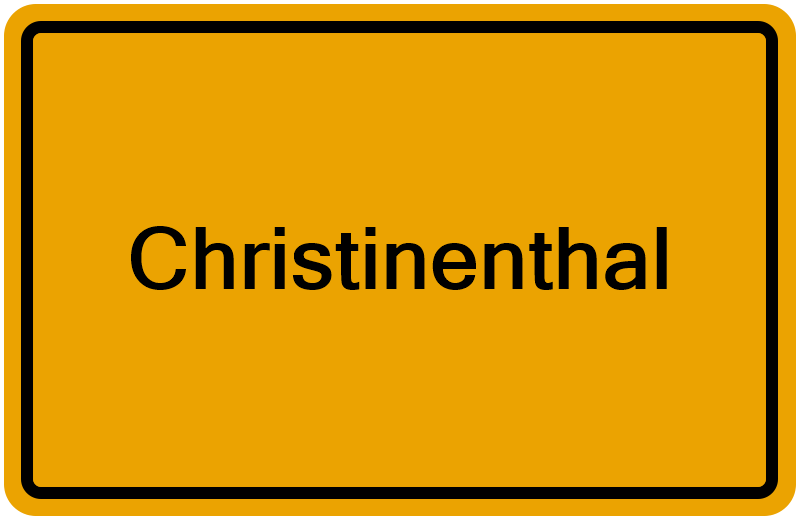 Handelsregisterauszug Christinenthal