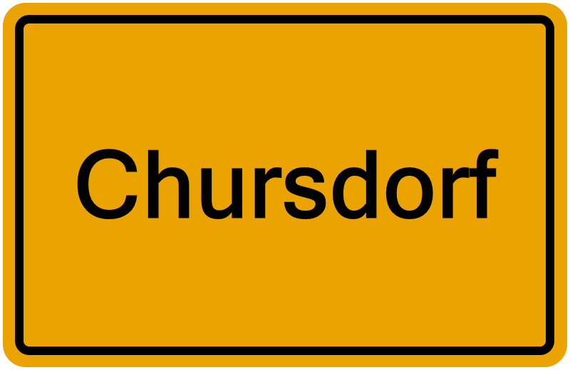 Handelsregisterauszug Chursdorf