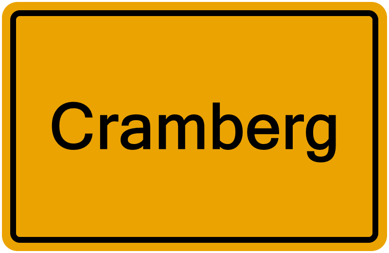 Handelsregisterauszug Cramberg