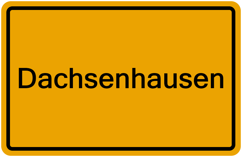 Handelsregisterauszug Dachsenhausen