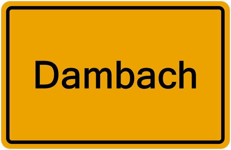Handelsregisterauszug Dambach