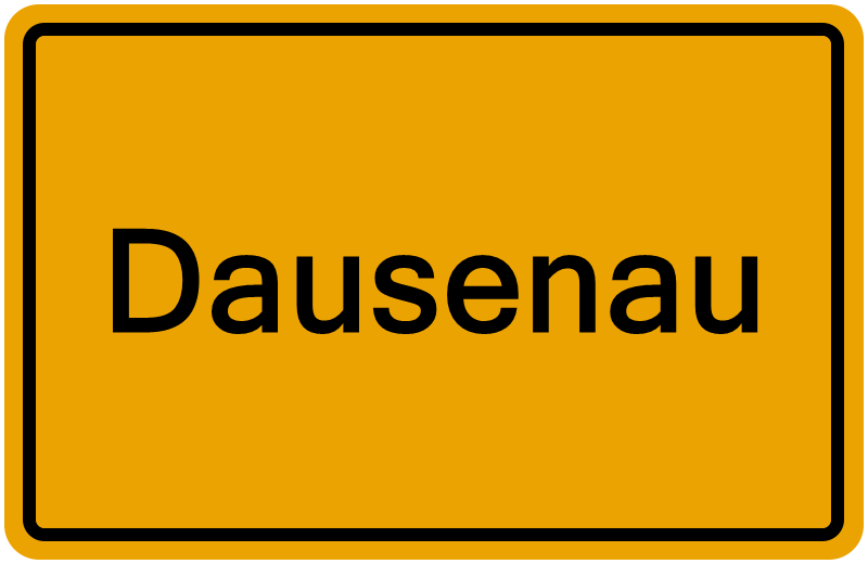 Handelsregisterauszug Dausenau