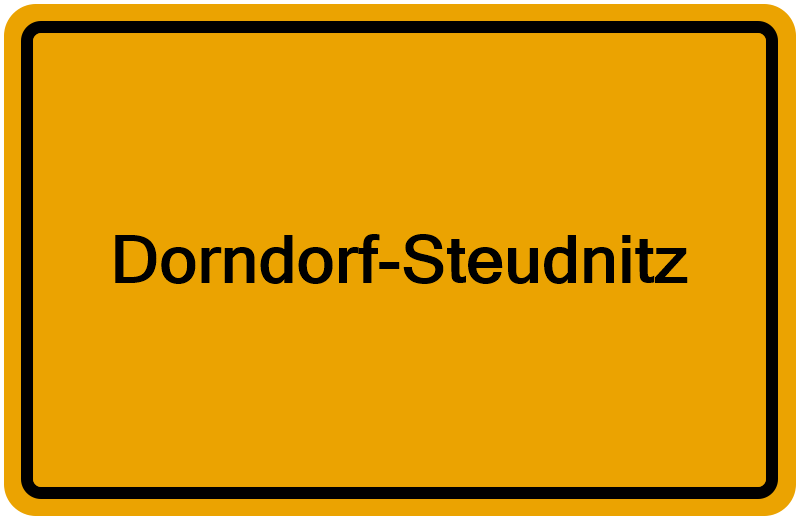 Handelsregisterauszug Dorndorf-Steudnitz