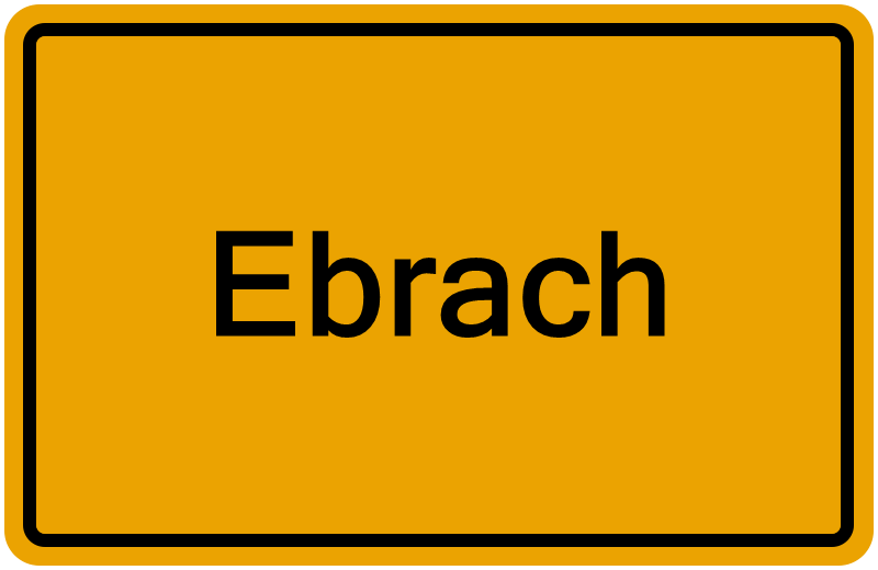 Handelsregisterauszug Ebrach