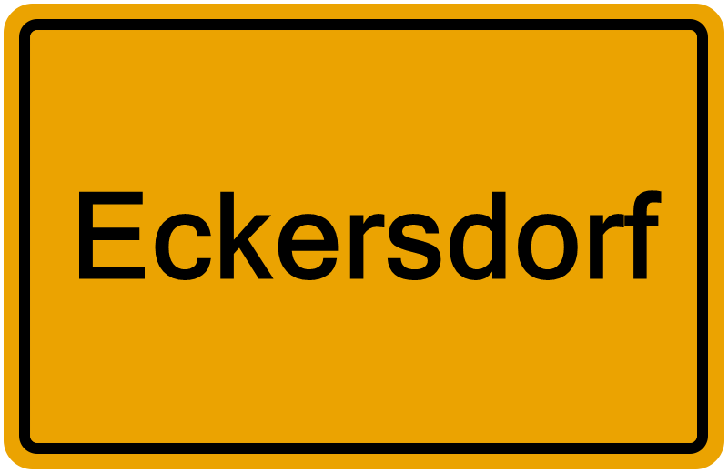 Handelsregisterauszug Eckersdorf