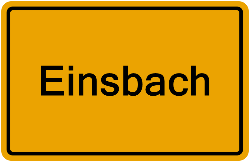 Handelsregisterauszug Einsbach