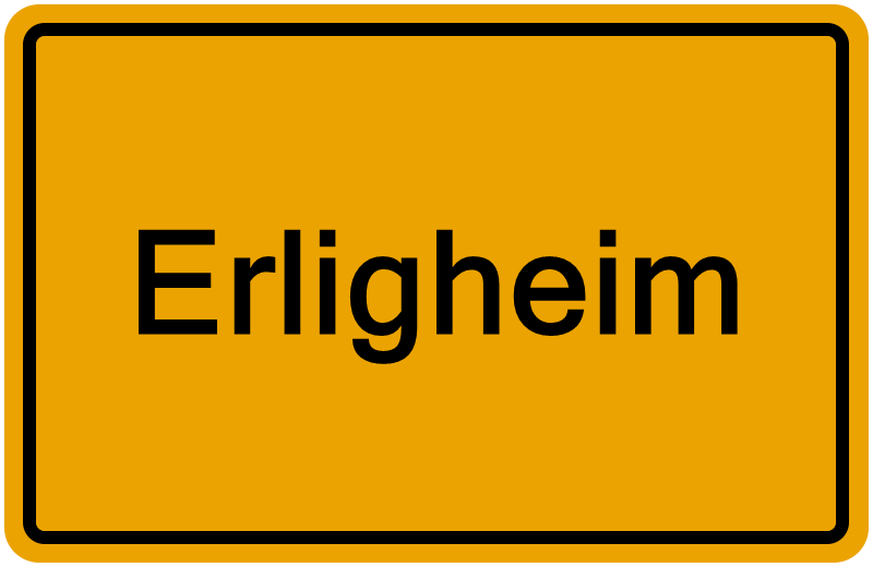 Handelsregisterauszug Erligheim