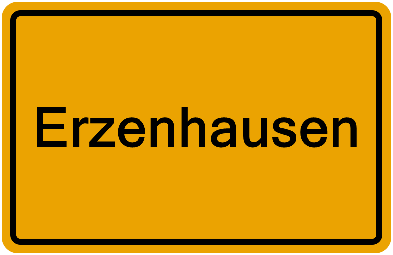 Handelsregisterauszug Erzenhausen