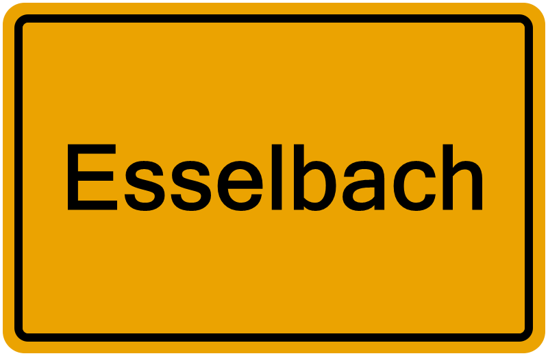 Handelsregisterauszug Esselbach