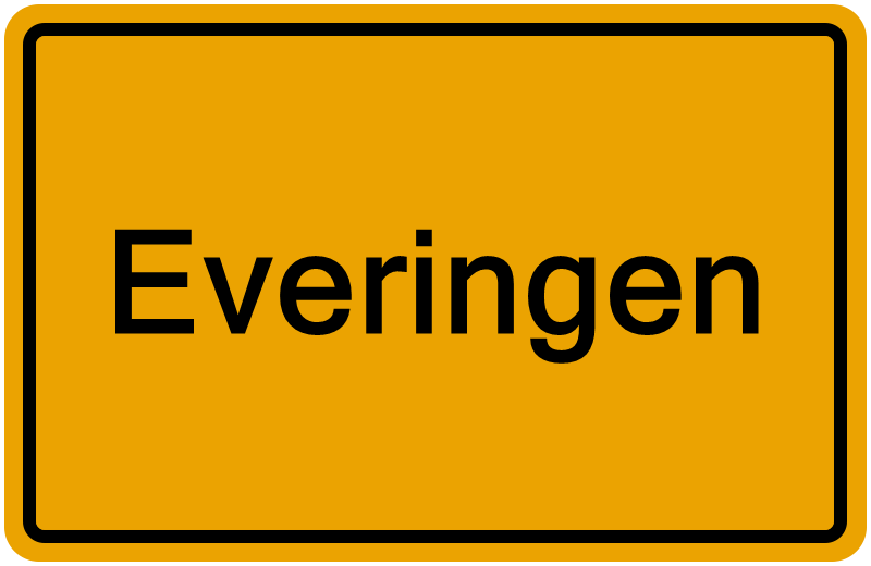 Handelsregisterauszug Everingen