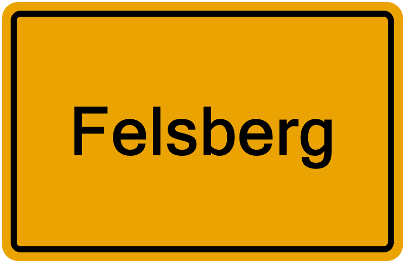 Handelsregisterauszug Felsberg