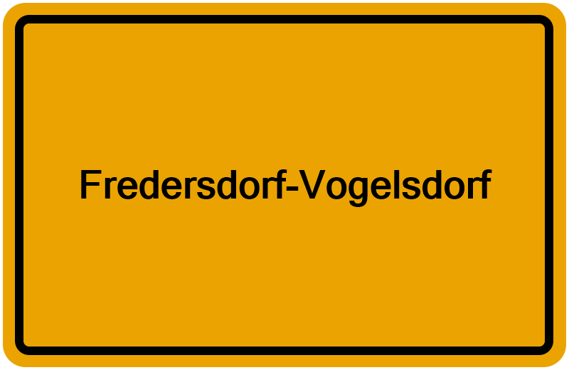 Handelsregisterauszug Fredersdorf-Vogelsdorf