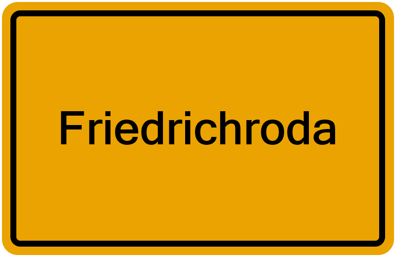 Handelsregisterauszug Friedrichroda