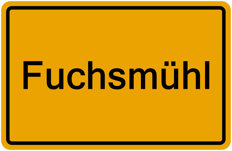 Handelsregisterauszug Fuchsmühl